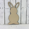 Bunny with Hollow Ears, Easter Shape, Unfinished Wood Craft Shape