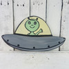 UFO, Kids Shape Unfinished Wood Cutout, Paint by Line