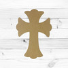 Cross 62,  Unfinished Cutout, Wooden Shape, Paintable Wooden MDF