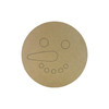 Snowman with carrot nose, Christmas Shape, Paint by Line