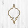 Vintage Ornament Outline, Christmas Shape, Unfinished Wood Craft Shape
