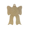Bow with ornament, Christmas Shape, Paint by Line