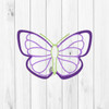 Butterfly Outline, Indian Block Print Stencil, Unfinished Wood Craft Shape