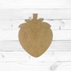 Strawberry, Kids Shape Unfinished Wood Cutout, Paint By Line