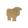 Little Lamb, Kids Shape Unfinished Wood Cutout, Paint By Line