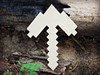 Pick Ax Unfinished Cutout, Wooden Shape, Paintable Wooden MDF