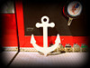 Chicago Anchor Unfinished Cutout, Wooden Shape, Paintable Wooden MDF