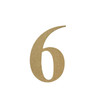 Times Numbers, Unfinished Wooden Numbers