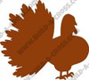 Indian Turkey Unfinished Cutout, Wooden Shape, Pain-table Wooden MDF