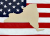 States & Countries, Unfinished Cutout Wooden, Paint-able Wooden MDF DIY Craft