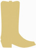 Boot Unfinished Cutout, Wooden Shape, Paintable Wooden MDF DIY Craft