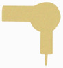 Blow Dryer Unfinished Cutout Paintable MDF Craft