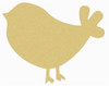 Chick Bird Unfinished Cutout