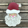 Christmas Santa head Unfinished Cutout, Wooden Shape, Paintable Craft