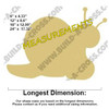 Critter Snail Unfinished Cutout, Wooden Shape, MDF DIY Craft