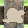 Critter Snail Unfinished Cutout, Wooden Shape, MDF DIY Craft