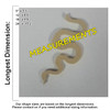 Critter Skinny Snake Unfinished Cutout, Wooden Shape, MDF DIY Craft