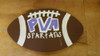 Football Shape Unfinished Paintable MDF