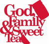 God Family and Sweet Tea Word Unfinished Cutout, Wooden Shape, MDF