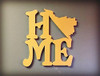 Home State Wall Art Wooden DIY Craft MDF
