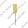 Flathead Screwdriver Unfinished Cutout, Wooden Shape, Paintable DIY Craft