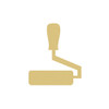 Paint Roller Unfinished Cutout, Wooden Shape, MDF DIY Craft