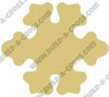 Snowflake Cutouts Unfinished Paintable Wooden build-a-cross