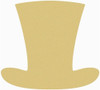 Top Hat Unfinished Cutout