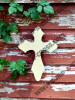 Cross 11 Unfinished Wooden Paint-able Wall Hanging Stackable