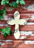 Cross 30 Unfinished Wooden Paint-able Wall Hanging Stackable