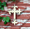 UNFINISHED WOODEN CROSS Paint-able WALL HANGING STACKABLE CROSS 4