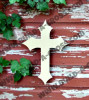 UNFINISHED WOODEN CROSS Paint-able WALL HANGING STACKABLE CROSS (40)