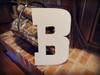 Unfinished MDF Wood Letters Alphabet-B