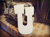Unfinished MDF Wood Letters Alphabet-U