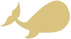 Whale Unfinished Cutout Paintable Wooden MDF