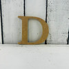 Wooden Letters and Numbers, Times Font Unfinished Single Letters