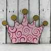 Crown Unfinished Craft Wood Cutout DIY Shape MDF