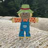 Unfinished outdoor DIY wooden yard art pattern scarecrow sign