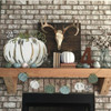 Pumpkin with vine Unfinished Cutout Paintable Wood wall decor