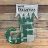 Unfinished Elf Stocking Cutout, Wooden Shape,  DIY Craft