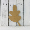 Leaf 2 Cutout, Wooden(MDF) Shape, Paintable DIY