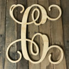 Vine Pine Letters, Monogram Letters, Custom Vine Font