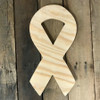 Wooden Pine Cutout, Ribbon, Unfinished Wood Shape, DIY Craft