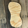 Wooden Pine Cutout, Flip Flop, Unfinished Wood Shape, DIY Craft