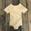 Wood Pine Shape, Onesie, Unpainted Wood Cutout Craft