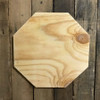 Wood Pine Shape, Octagon, Unpainted Wooden Cutout DIY