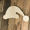 Wood Pine Shape, Christmas Hat, Unpainted Wooden Cutout DIY