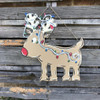 Reindeer with Lights on Antlers,  Unfinished Christmas Shape