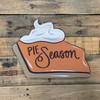 Pumpkin Pie 2, Craft Unfinished Wood Shape, Wood Cutout