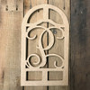 Cathedral Arch Frame Letter Monogram Unfinished DIY Craft